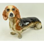 RETRO MID CENTURY 1960S ITALIAN GLAZED DACHSHUND DOG