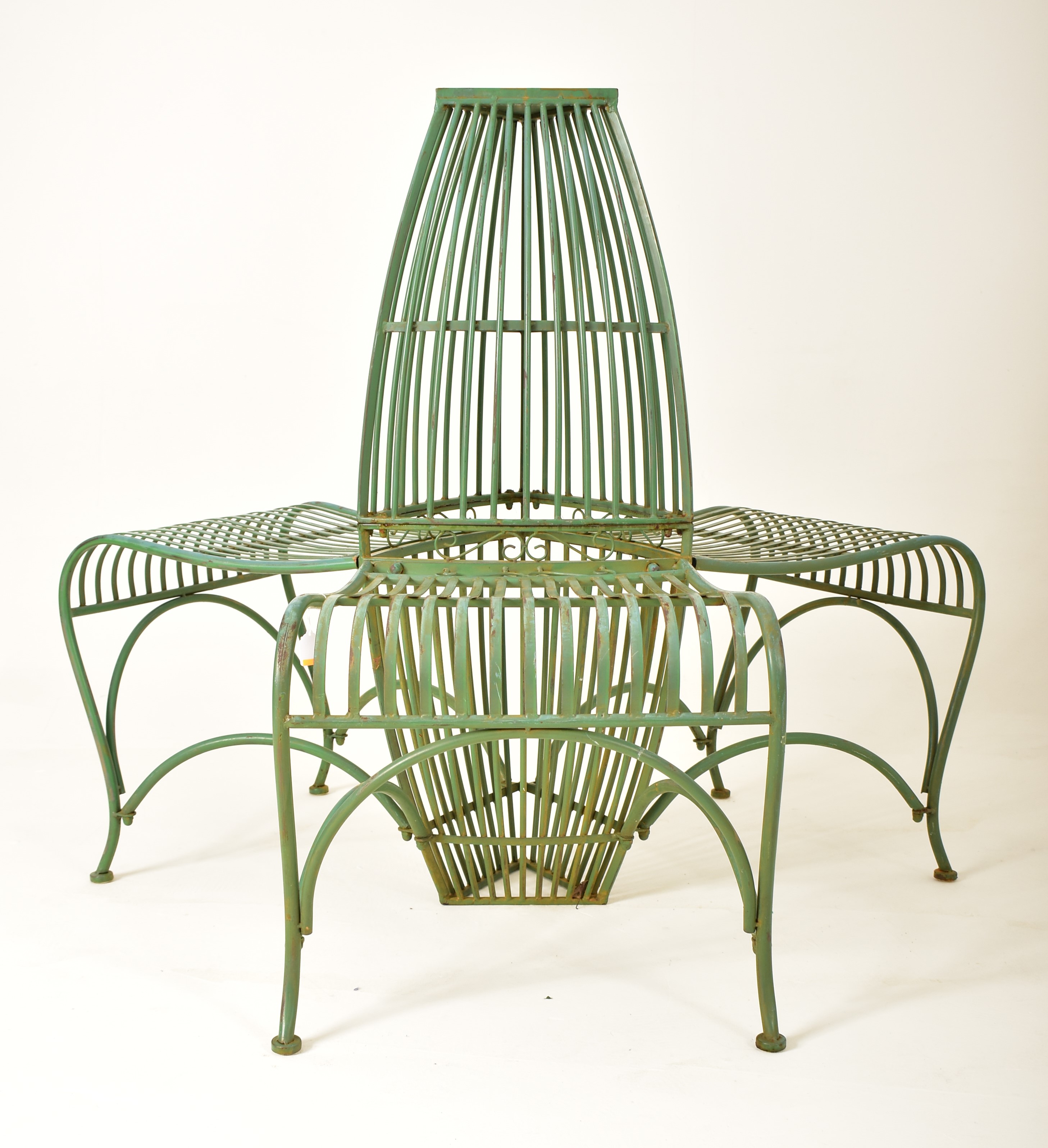 CONTEMPORARY VICTORIAN STYLE THREE SEATER GARDEN BENCH - Image 3 of 6