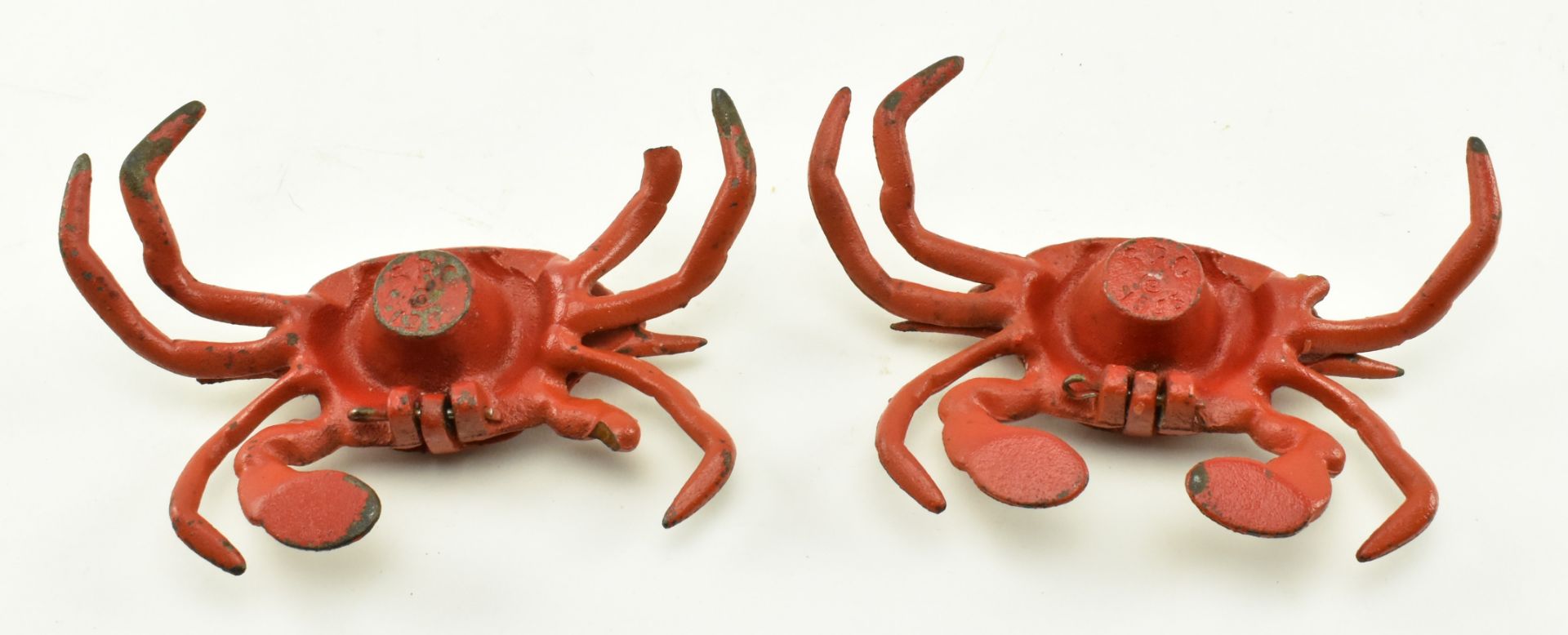 PAIR OF MID CENTURY NOVELTY CRAB INKWELLS - Image 7 of 7