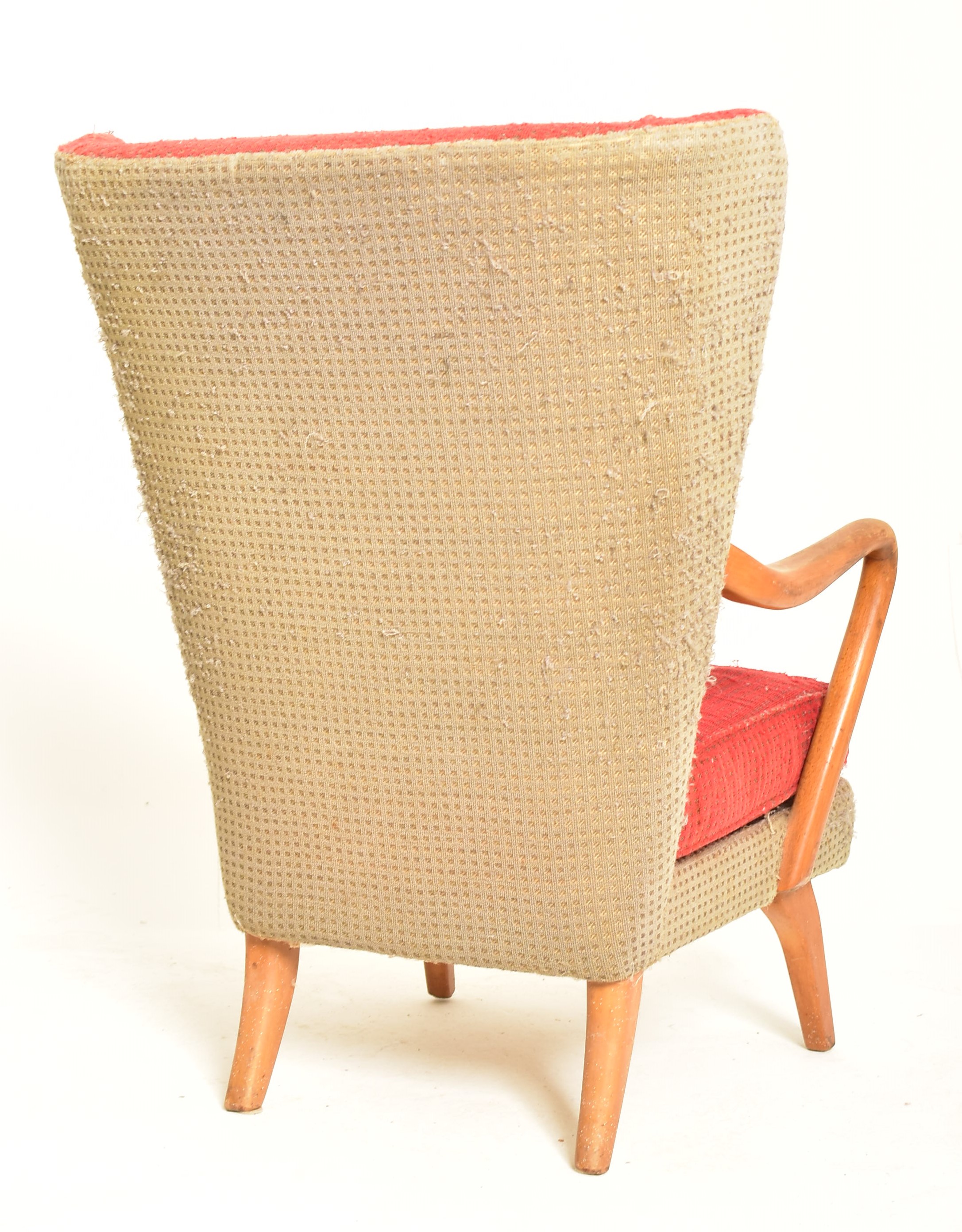 HOWARD KEITH - PARNASS - MID CENTURY WINGBACK ARMCHAIR - Image 7 of 7