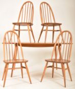 LUCIAN ERCOLANI FOR ERCOL - MID CENTURY TABLE AND FOUR CHAIRS