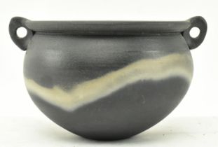 JOHN LEACH, MUCHELNEY POTTERY - STONEWARE ' BLACK MOOD ' BOWL