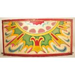 FRED FOWLE - VINTAGE HAND PAINTED FAIRGROUND PANEL