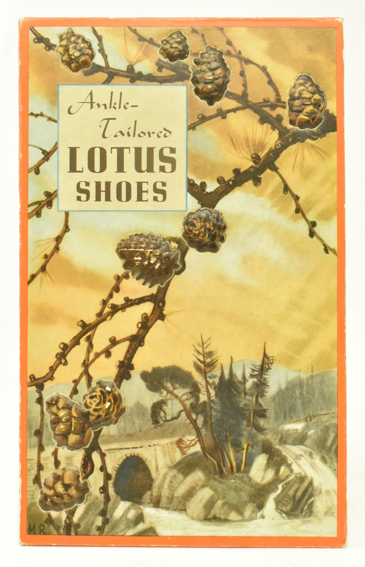 LOTUS SHOES - PAIR OF VINTAGE ADVERTISING SHOWCARDS - Image 3 of 5