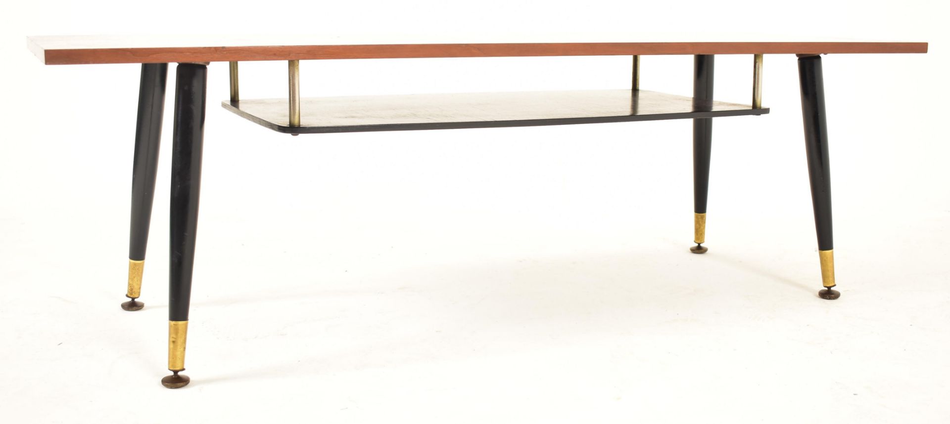 RETRO MID CENTURY 1970S TEAK & MARQUETRY INLAY COFFEE TABLE - Image 5 of 5