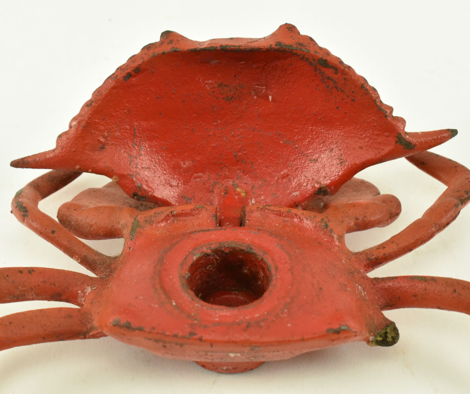 PAIR OF MID CENTURY NOVELTY CRAB INKWELLS - Image 4 of 7