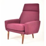 20TH CENTURY DANISH DESIGNED EASY LOUNGE ARMCHAIR