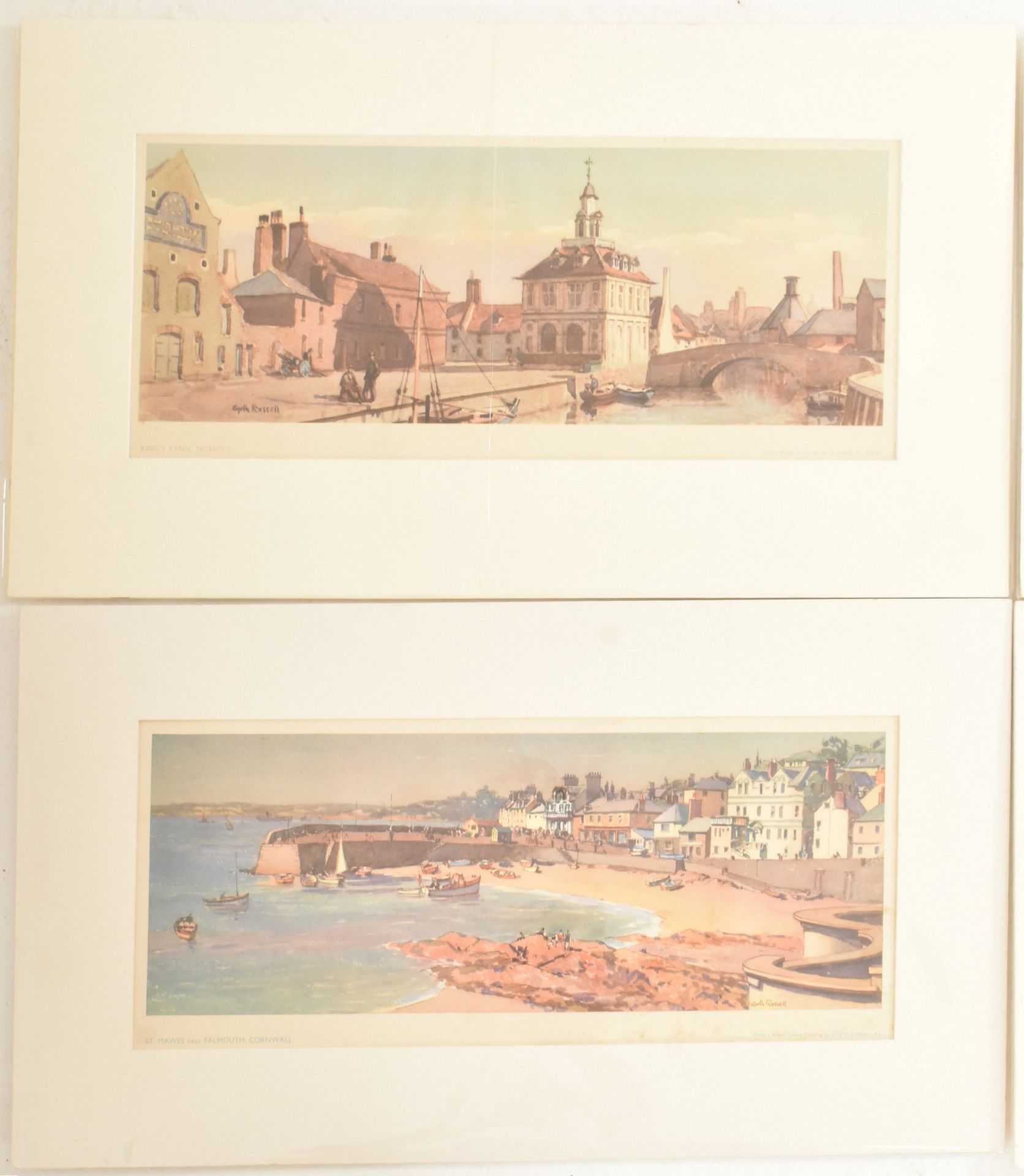 SIX BRITISH RAIL CARRIAGE PRINTS FROM GYRTH RUSSELL PAINTINGS - Image 2 of 5