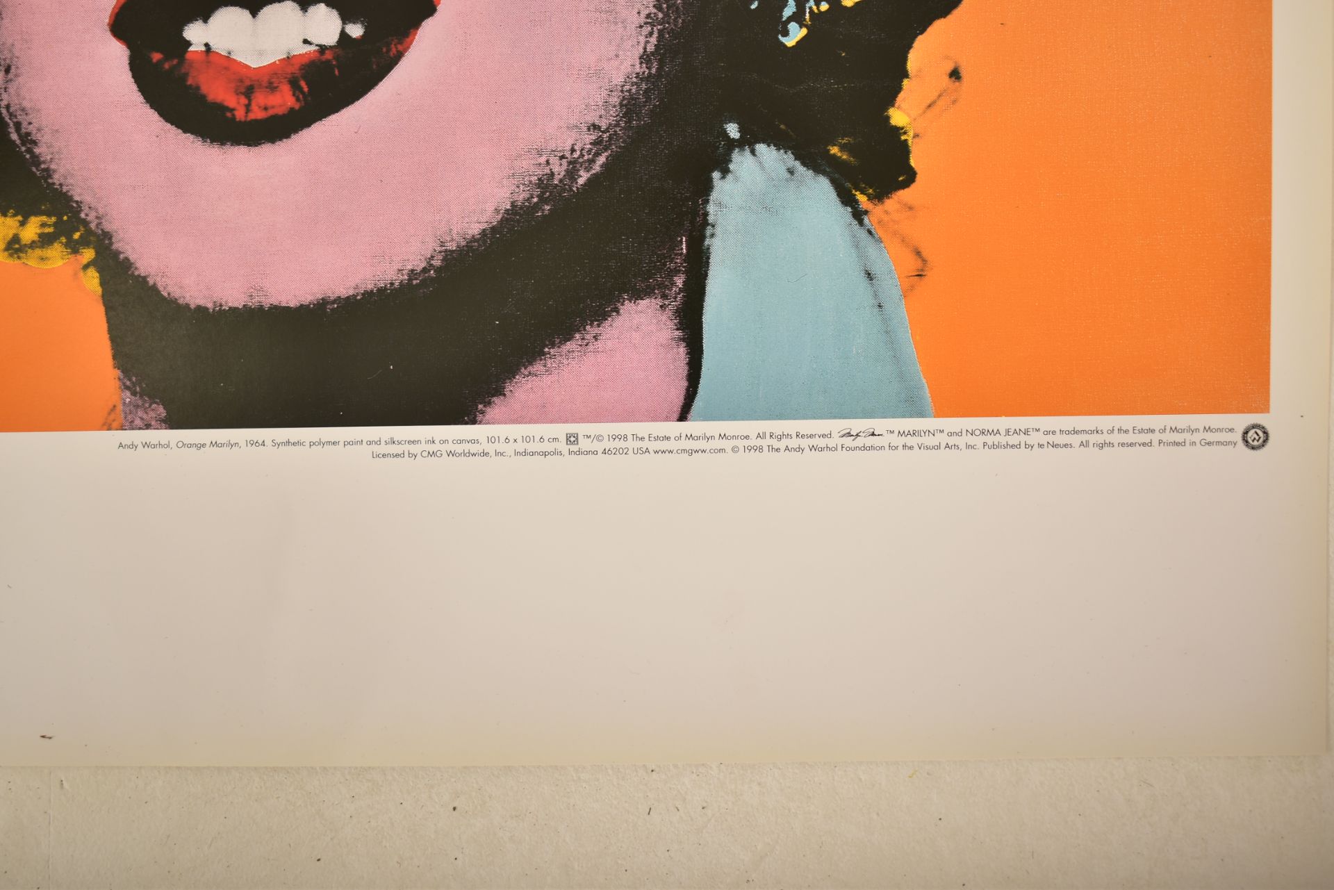 TWO ANDY WARHOL VINTAGE OFFSET LITHOGRAPH POSTERS - Bild 2 aus 4