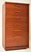 AUSTINSUITE - MID CENTURY TALL CHEST OF SIX DRAWERS