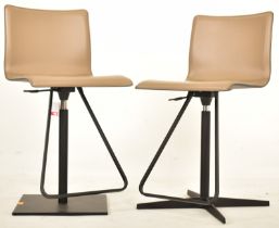 PAOLO CATTELAN FOR CATTELAN ITALIA - TWO DESIGNER BAR STOOLS