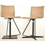 PAOLO CATTELAN FOR CATTELAN ITALIA - TWO DESIGNER BAR STOOLS