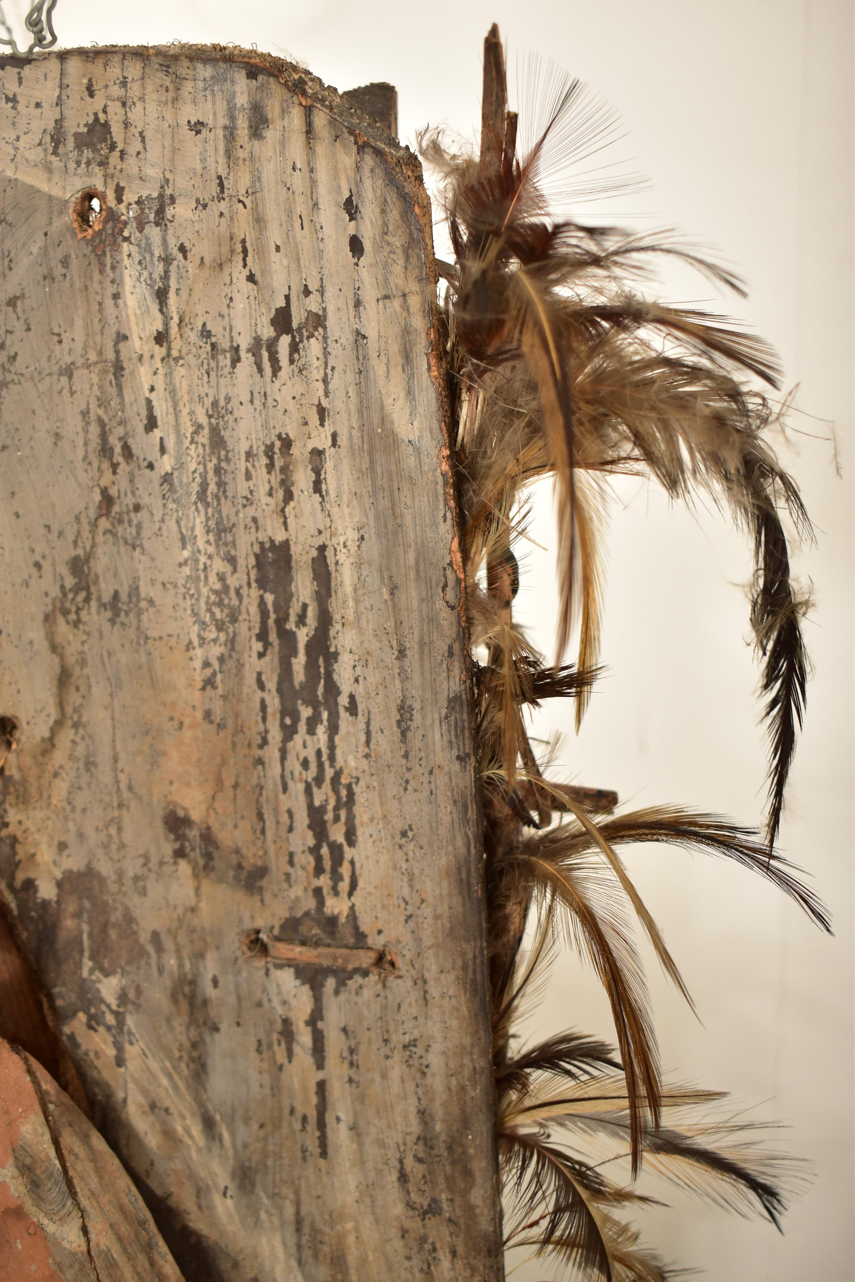 PAPUA NEW GUINEA TRIBAL WOODEN DANCE MASK - Image 3 of 5