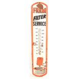 FRAM - VINTAGER AMERICAN ENAMEL ADVERTISING THERMOMETER