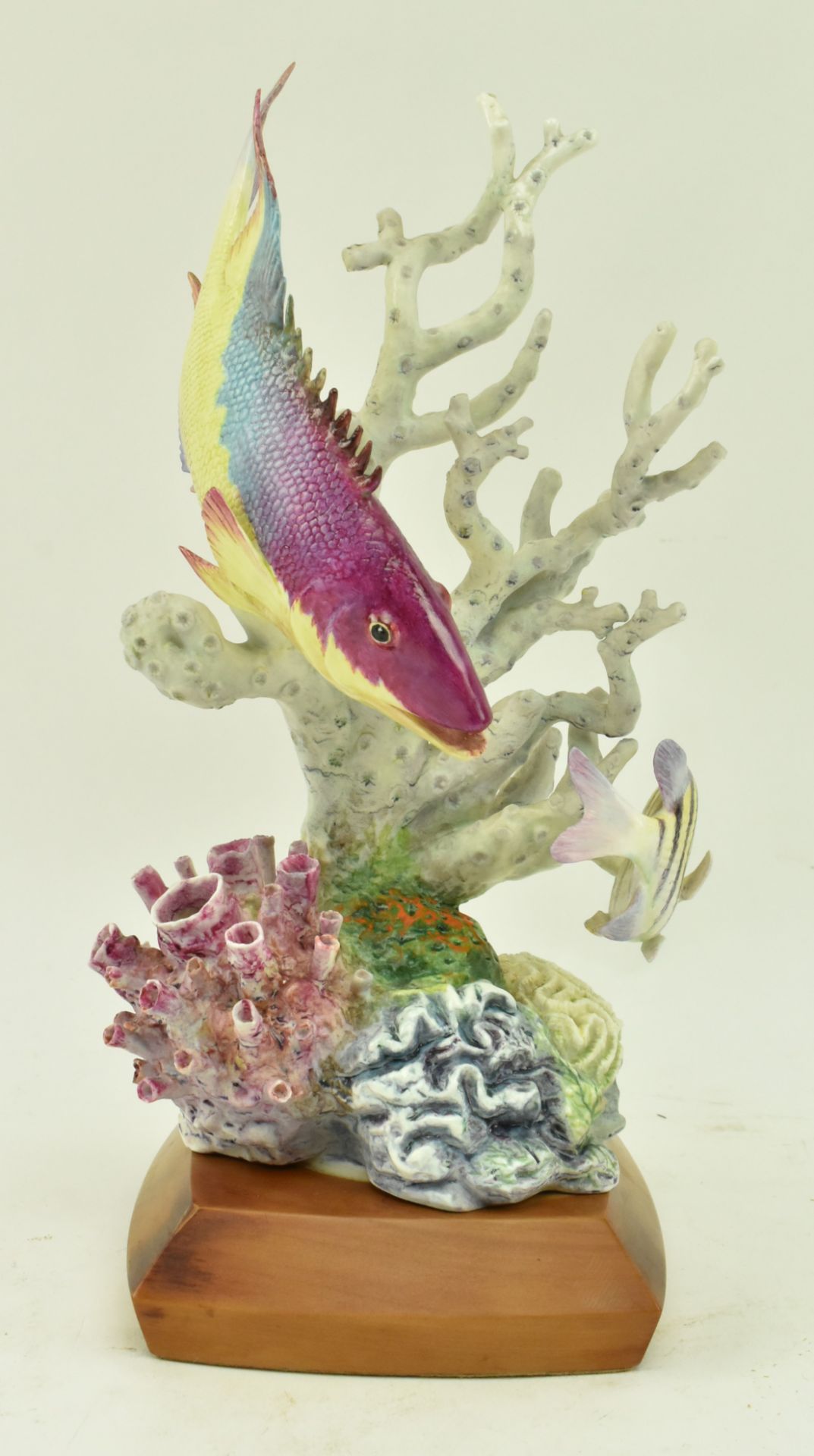 1950S ROYAL WORCESTER FISH SCULPTURE BY RON VAN RUYCKEVELT - Image 2 of 8