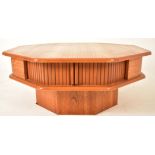 BRITISH MODERN DESIGN MID CENTURY TEAK OCTAGONAL COFFEE TABLE