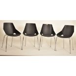 ACTIU - VIVA CHAIR - SET OF FOUR STACKING DINING CHAIRS