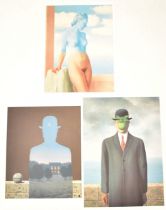 THREE RENE MAGRITTE (1898-1967) - OFFSET LITHOGRAPHS