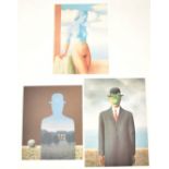THREE RENE MAGRITTE (1898-1967) - OFFSET LITHOGRAPHS