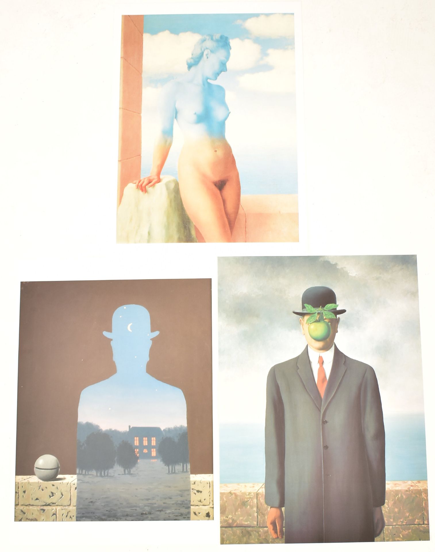 THREE RENE MAGRITTE (1898-1967) - OFFSET LITHOGRAPHS