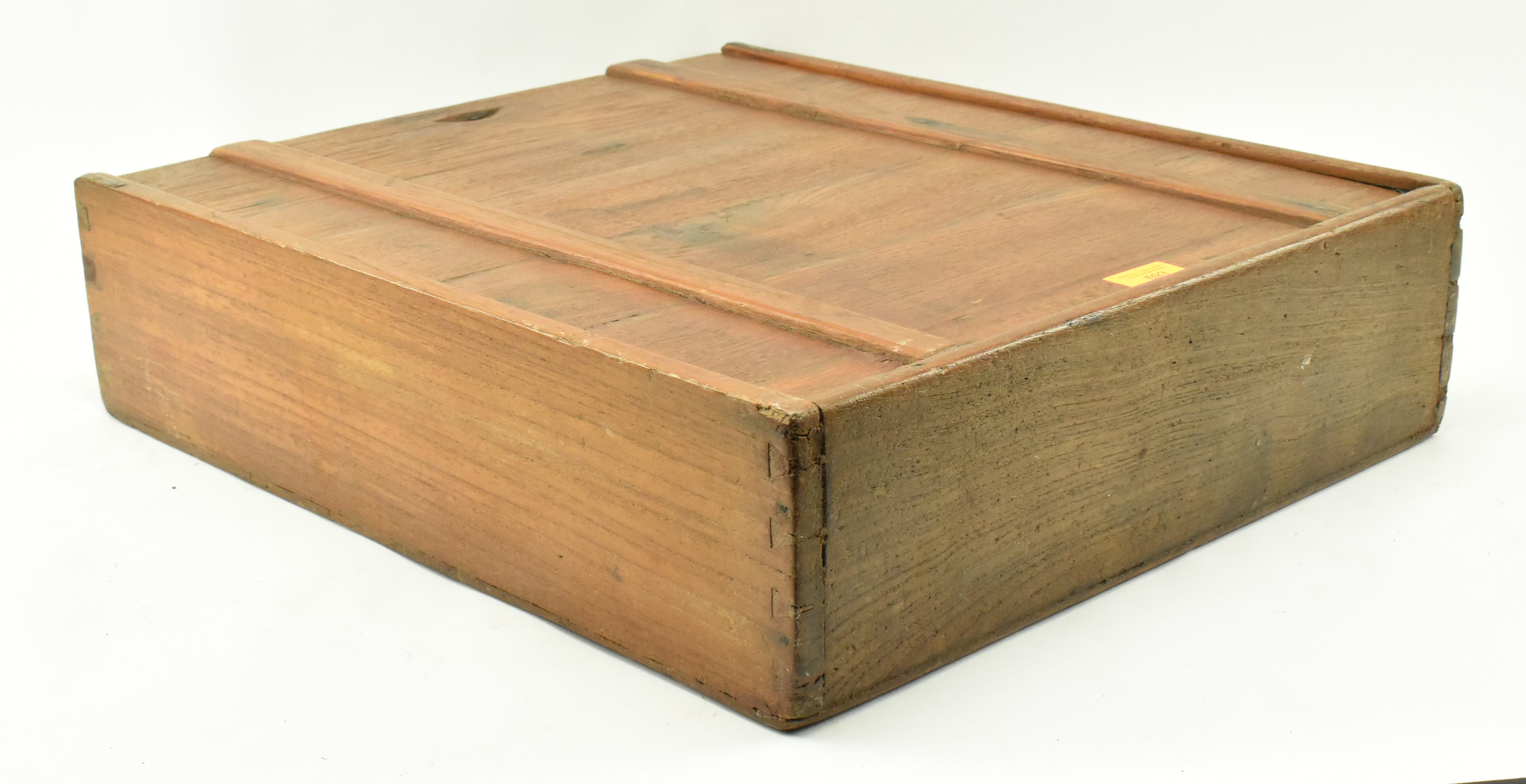 RETRO 20TH CENTURY TEAK DRINKING GLASSES CARRIER CASE - Image 8 of 8