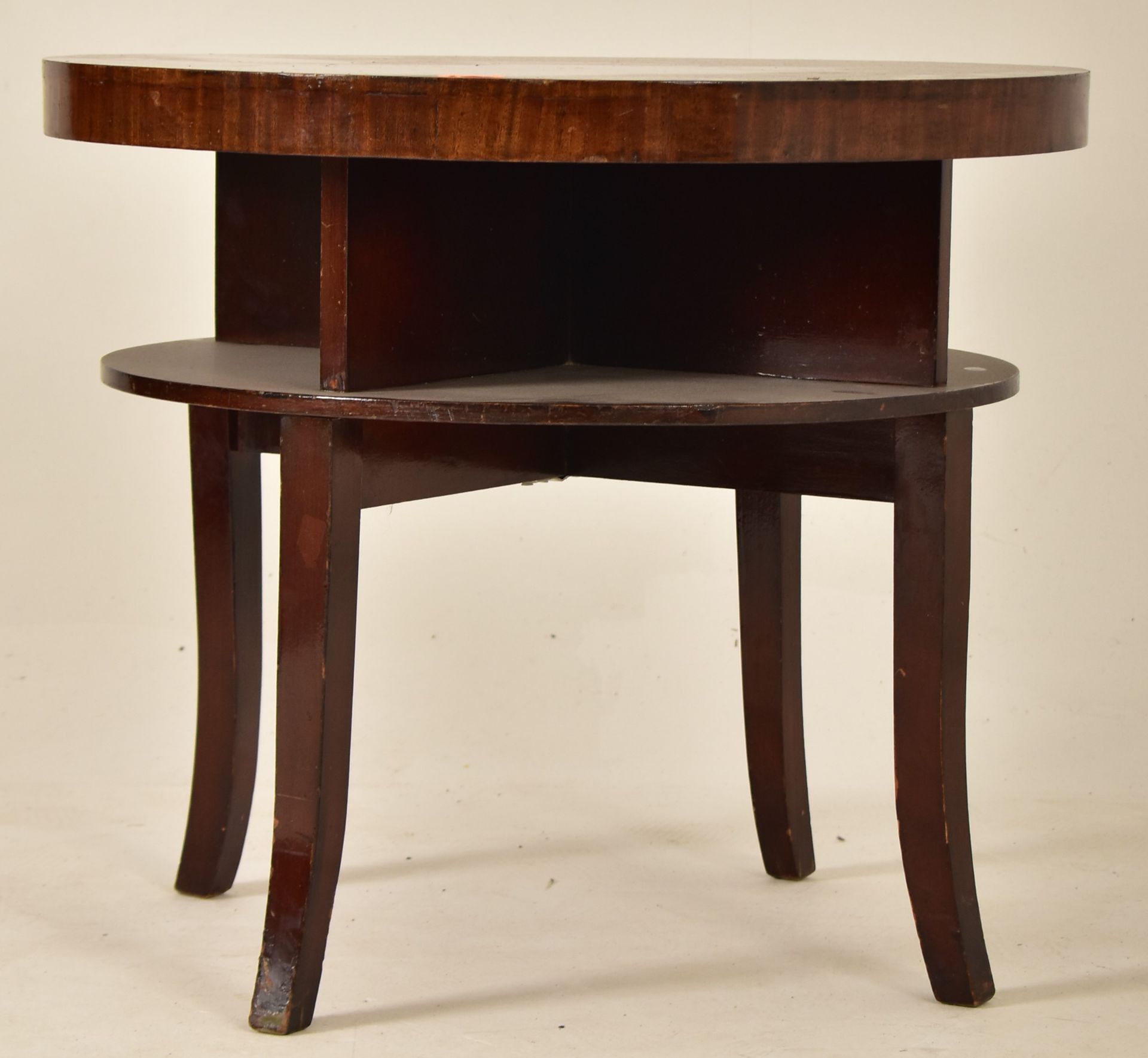 MID 20TH CENTURY WALNUT VENEERED LOW OCCASIONAL TABLE - Image 5 of 6
