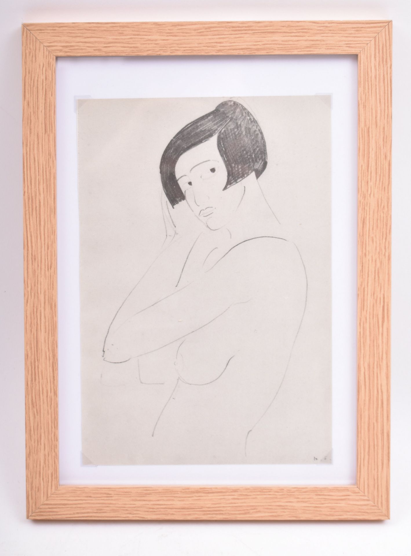 ERIC GILL (B.1882-1940) - PAIR OF FRAMED NUDE ENGRAVINGS - Bild 3 aus 4