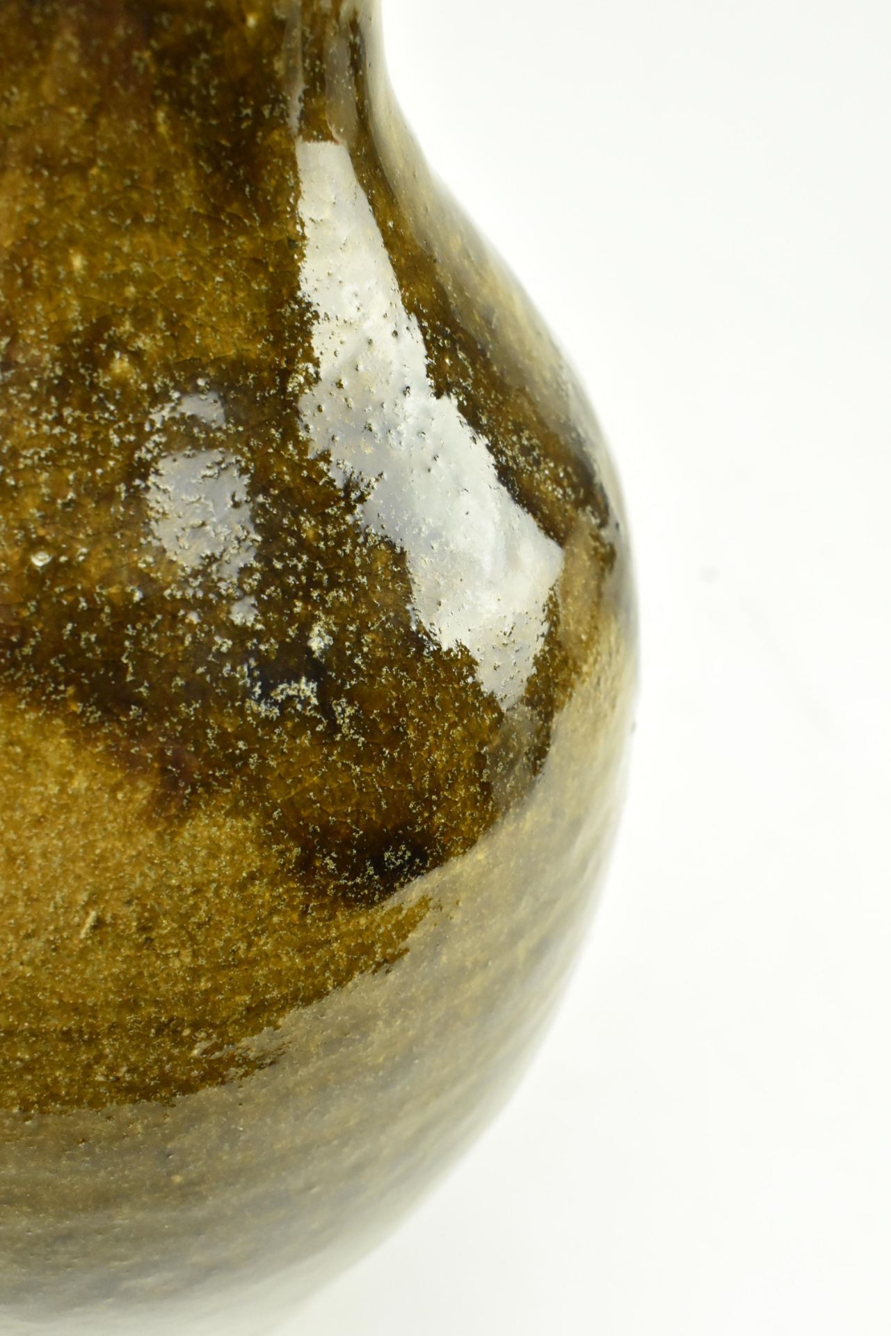 TREVOR CORSER FOR LEACH POTTERY - OCHRE STUDIO VASE - Image 5 of 7