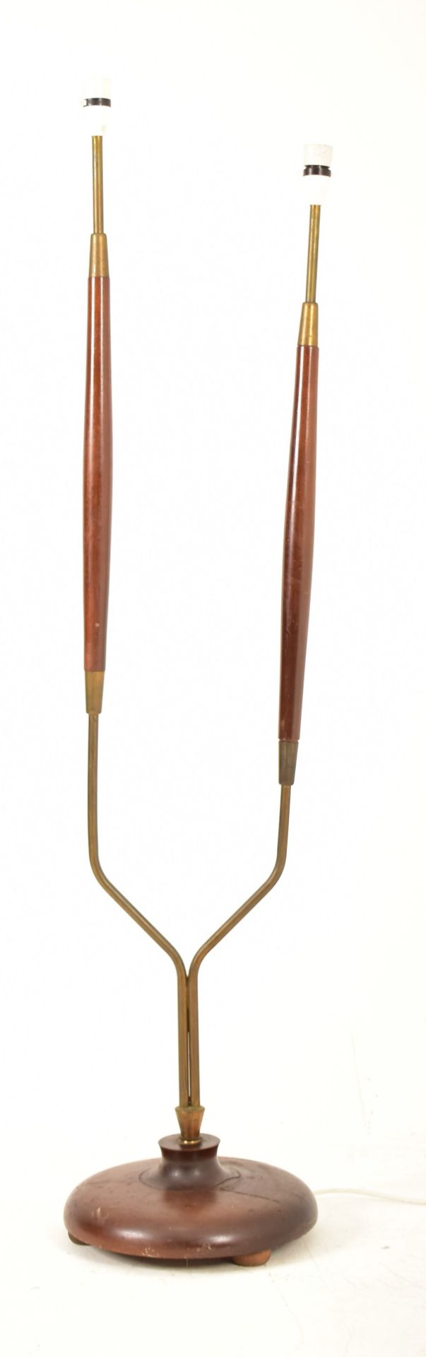 MID 20TH CENTURY DANISH INFLUENCED TWIN ARM STANDARD LAMP - Image 4 of 4