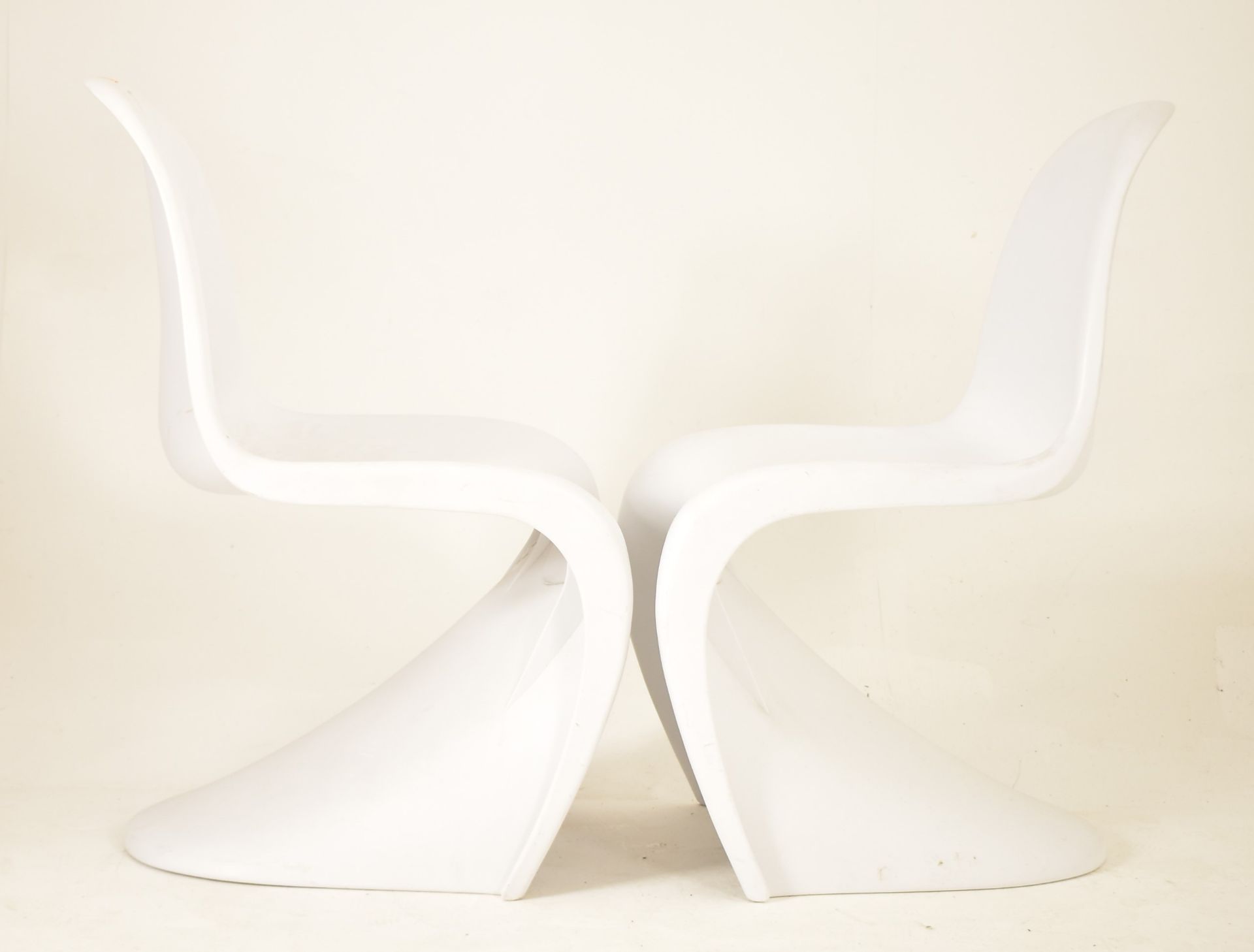 AFTER VERNER PANTON - S CHAIR - SET OF FOUR CHAIRS - Image 3 of 4