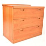 DANISH MID CENTURY TEAK WOOD BACHELOR CHEST OF DRAWERS