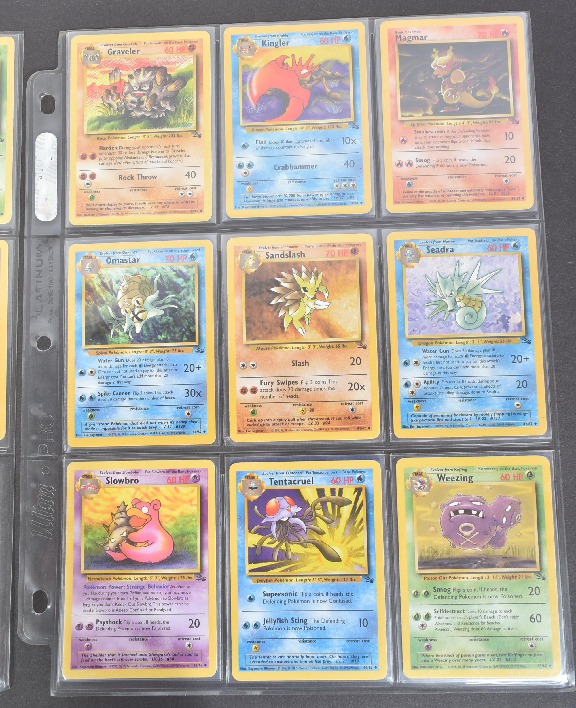 POKEMON TRADING CARD GAME - COMPLETE SET OF POKEMON WIZARDS OF THE COAST FOSSIL SET - Image 9 of 11