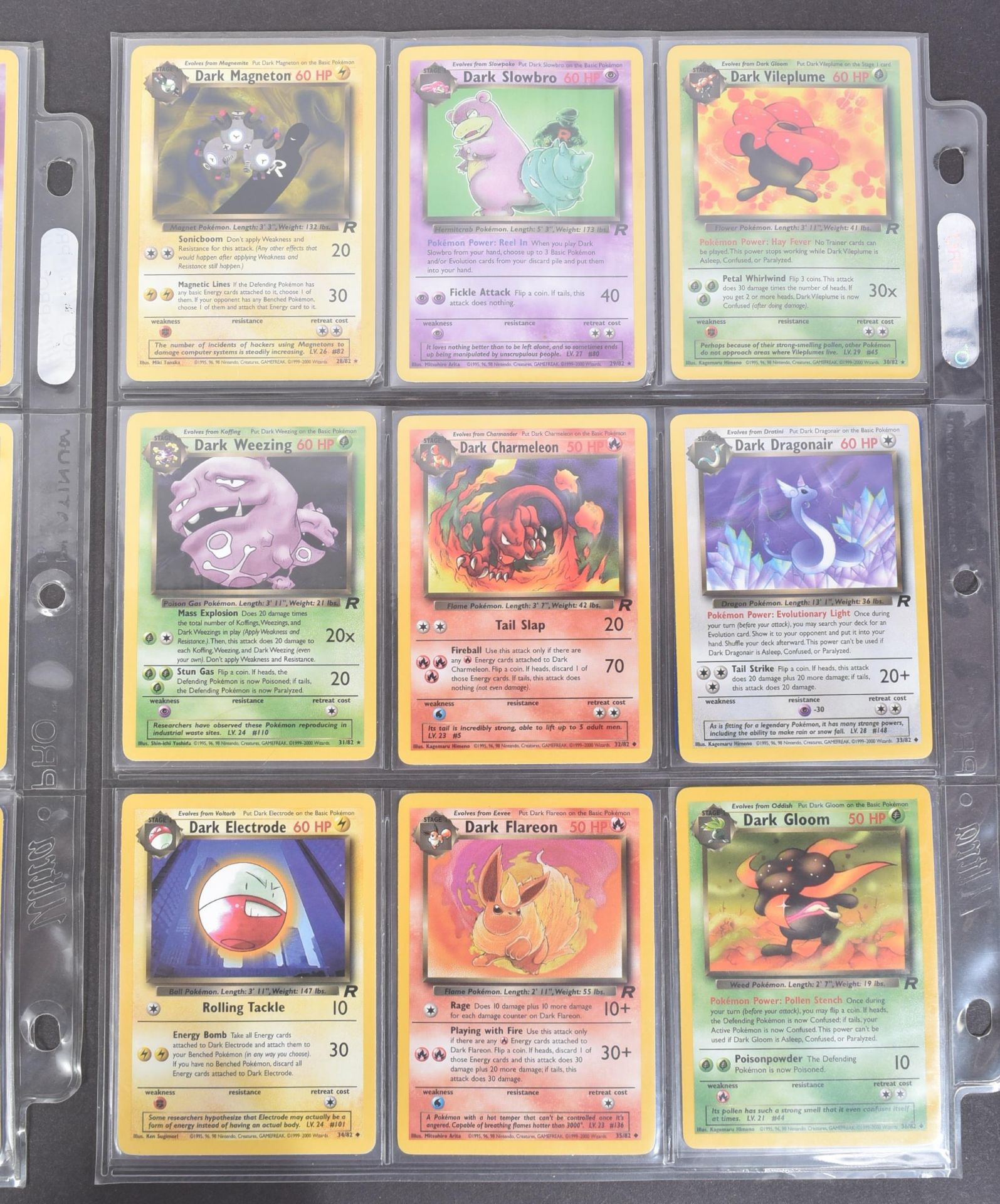 POKEMON TRADING CARD GAME - COMPLETE SET OF POKEMON WIZARDS OF THE COAST TEAM ROCKET SET - Bild 6 aus 14