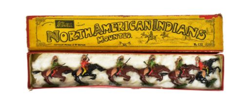 TOY SOLDIERS - BRITAINS NORTH AMERICAN INDIAN MOUNTED SOLDIERS