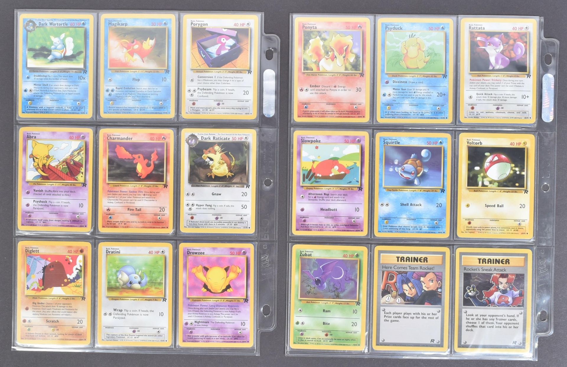 POKEMON TRADING CARD GAME - COMPLETE SET OF POKEMON WIZARDS OF THE COAST TEAM ROCKET SET - Image 10 of 14