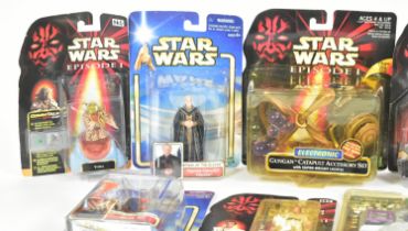 STAR WARS - COLLECTION OF CARDED FIGURES & PLAYSETS