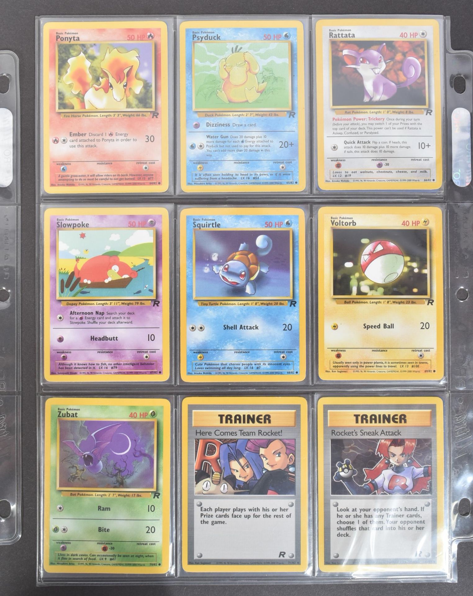 POKEMON TRADING CARD GAME - COMPLETE SET OF POKEMON WIZARDS OF THE COAST TEAM ROCKET SET - Bild 12 aus 14