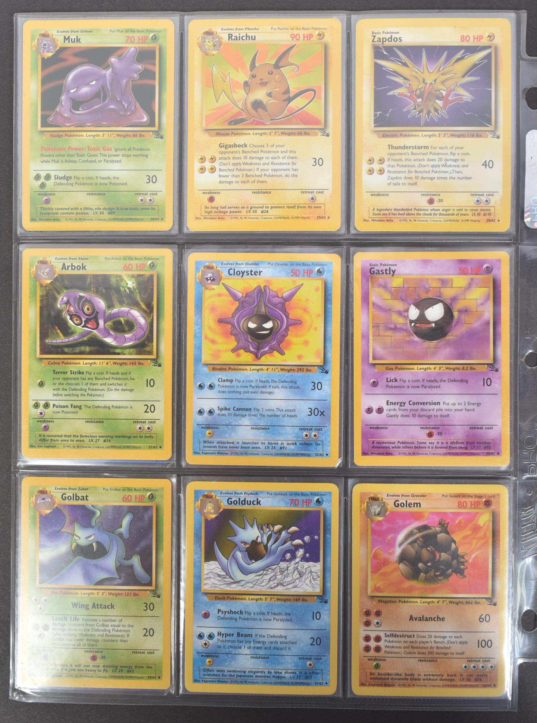 POKEMON TRADING CARD GAME - COMPLETE SET OF POKEMON WIZARDS OF THE COAST FOSSIL SET - Image 5 of 11