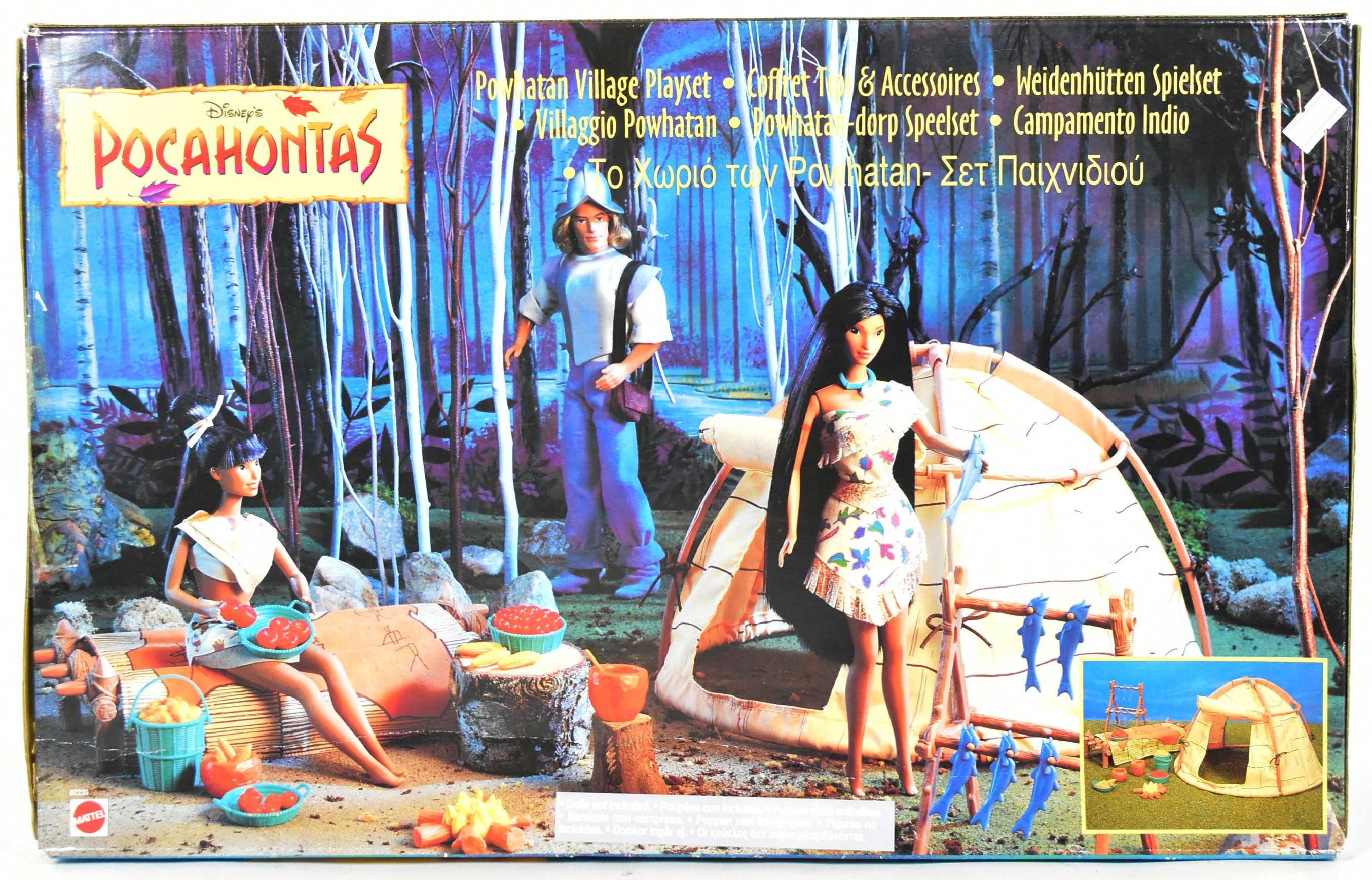 RETRO TOYS - VINTAGE MATTEL POCAHONTAS PLAYSETS - Image 4 of 4