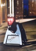 DOCTOR WHO – K9 – BOB BAKER & JOHN LEESON - SIGNED 16X12" PHOTO