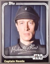 STAR WARS - MICHAEL CULVER - CAPT NEEDA - 11X14" SIGNED PHOTO