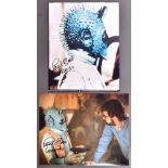 STAR WARS - PAUL BLAKE (GREEDO) - AUTOGRAPHED 8X10" PHOTOGRAPHS