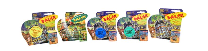 DOCTOR WHO - PRODUCT ENTERPRISE - DALEK ROLYKINS FIGURES