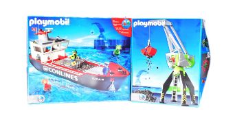 PLAYMOBIL - CARGO SHIP & HARBOUR CRANE