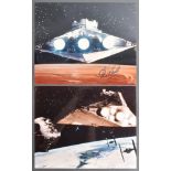 STAR WARS - CLIVE REVILL - TWO AUTOGRAPHED 8X10" PHOTOS