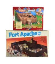 BRITAINS / MARX - TWO BOXED VINTAGE FORT PLAYSETS