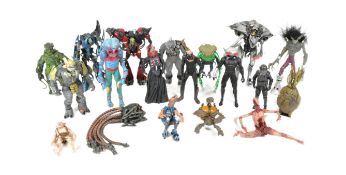 ACTION FIGURES - SPAWN, HALO, DOCTOR WHO & OTHERS