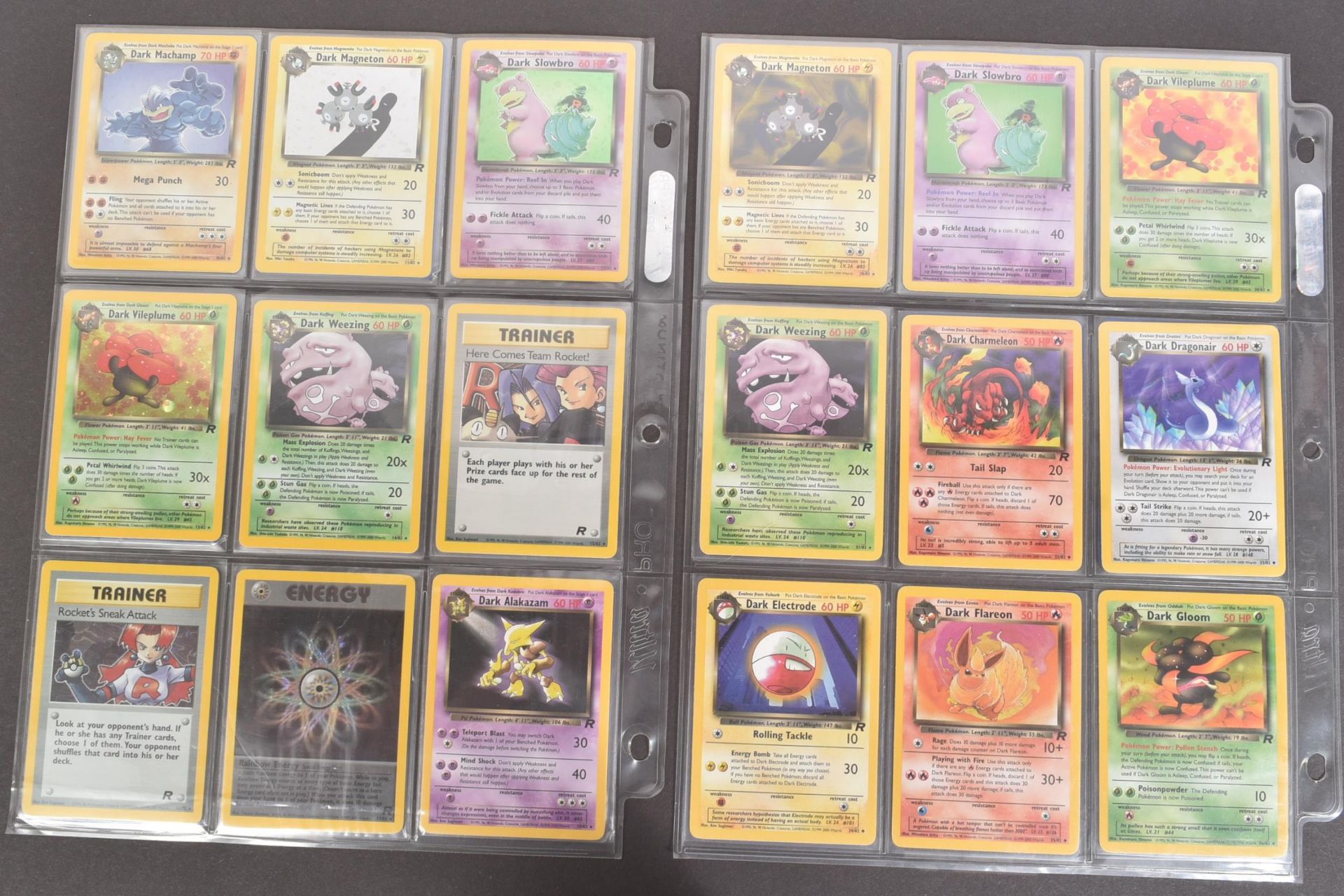 POKEMON TRADING CARD GAME - COMPLETE SET OF POKEMON WIZARDS OF THE COAST TEAM ROCKET SET - Image 4 of 14
