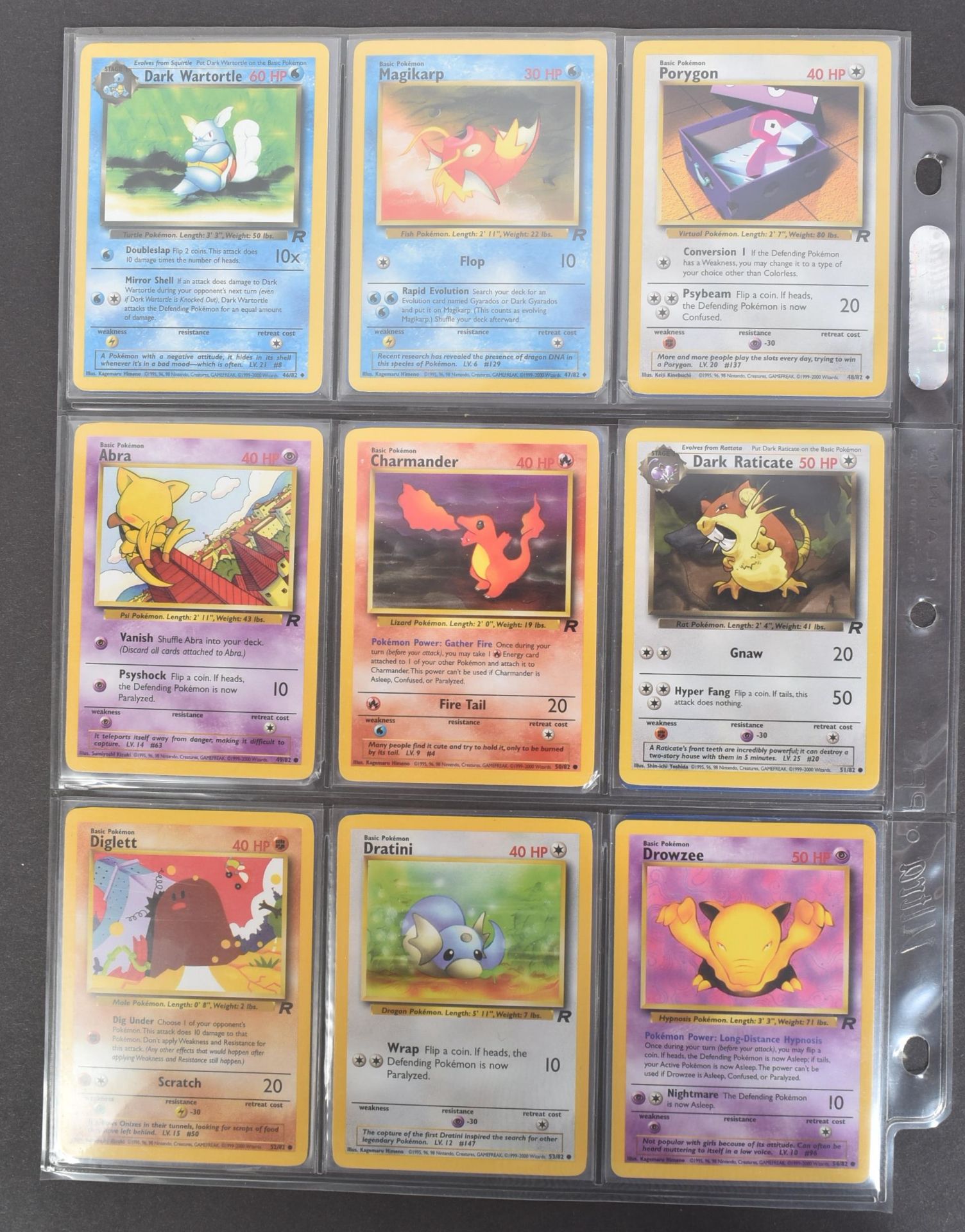 POKEMON TRADING CARD GAME - COMPLETE SET OF POKEMON WIZARDS OF THE COAST TEAM ROCKET SET - Bild 11 aus 14