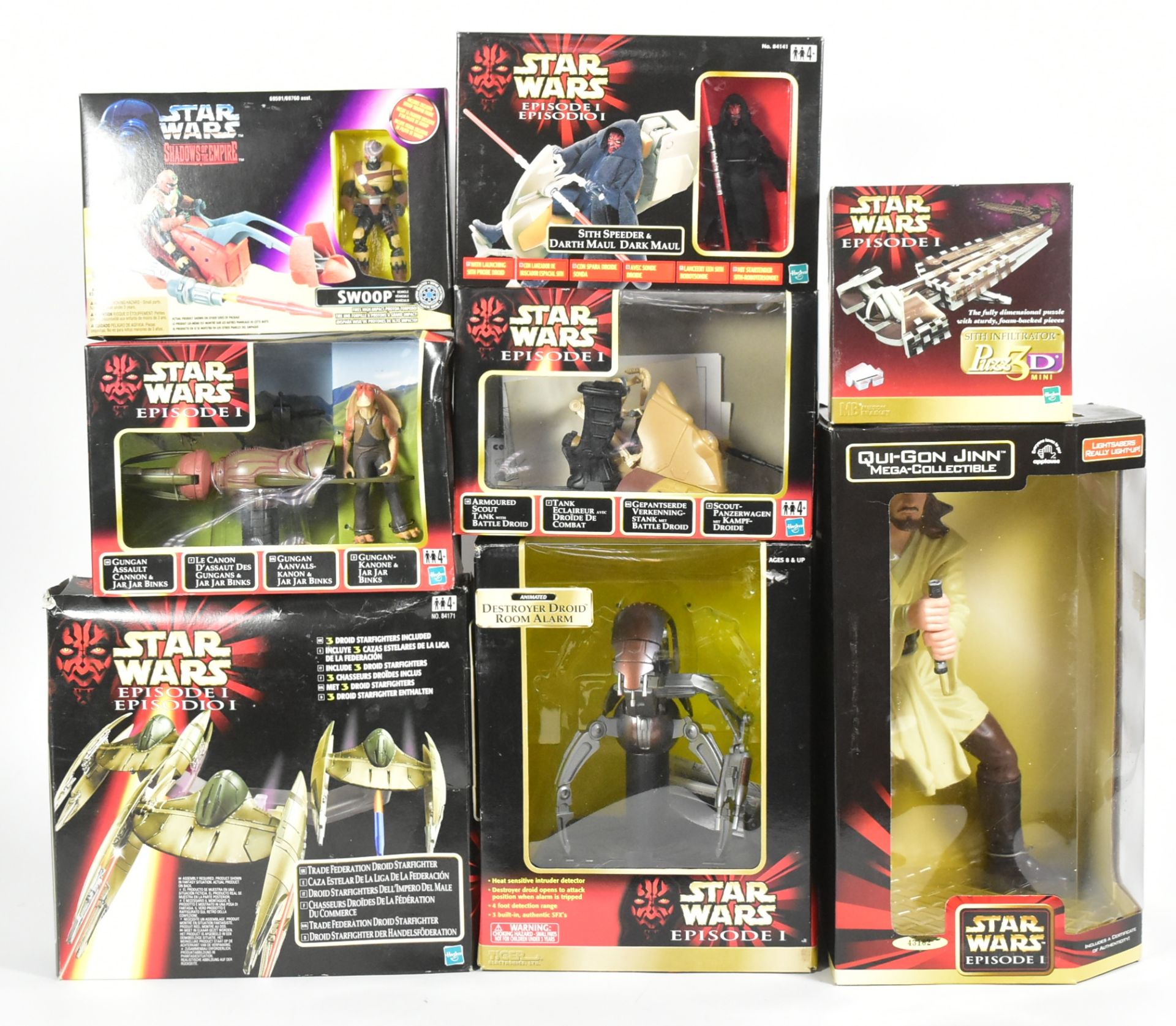STAR WARS - EPISODE I - HASBRO BOXED ACTION FIGURE PLAYSETS